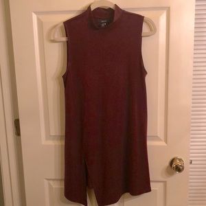 Modern mock neck tunic